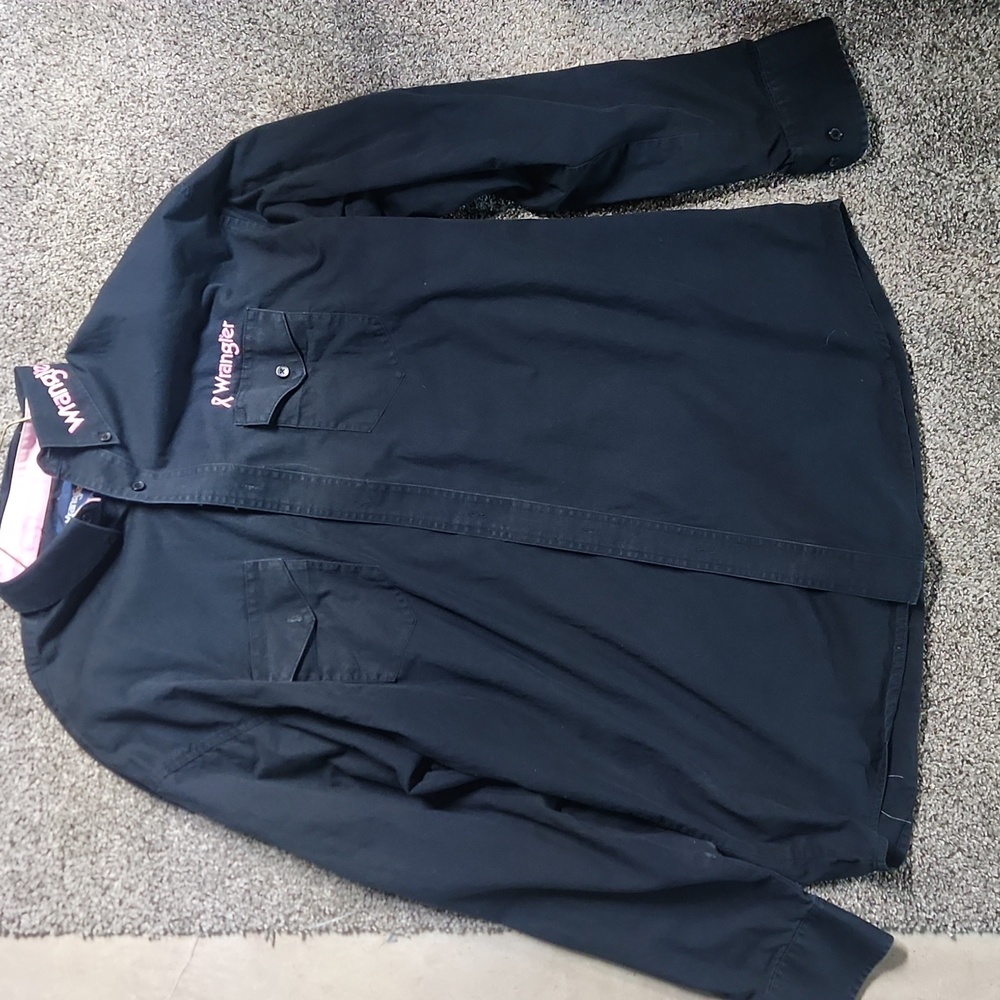 Wrangler Black Shirt Jacket for Men